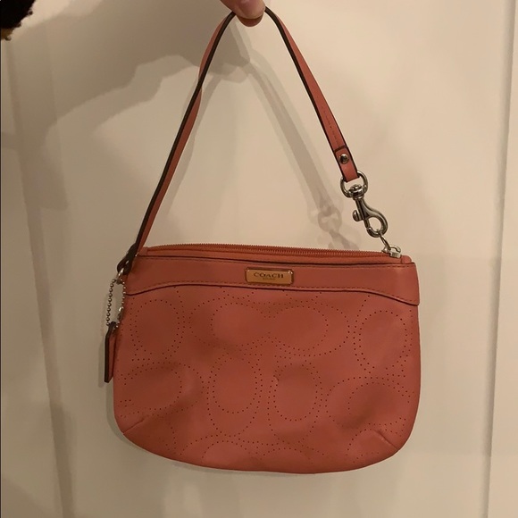 Pink Leather Coach Wristlet! - Picture 10 of 11